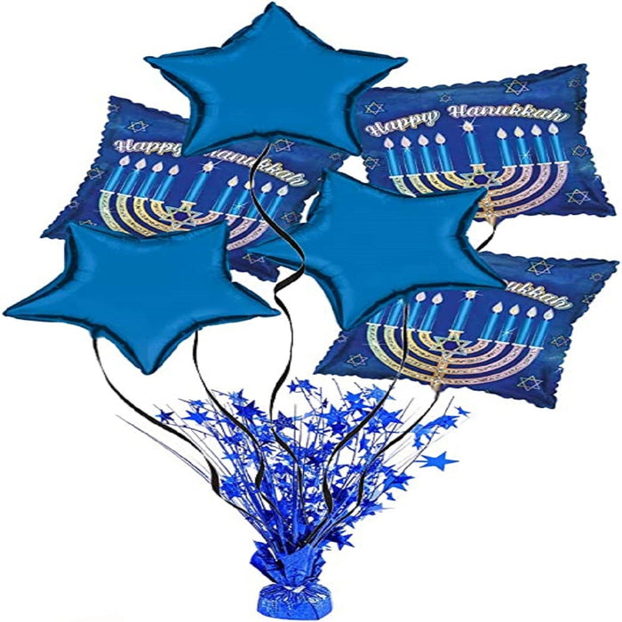 PMU Happy Hanukkah Glitter Balloons