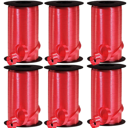 PMU Curling Ribbon - Crimped Texture Curling Ribbons for Gift Box Wrapping, Florist Flowers, Birthday Party Decorations, Festival Art Craft & Christmas Décor 3/8 Inch X 250 Yards