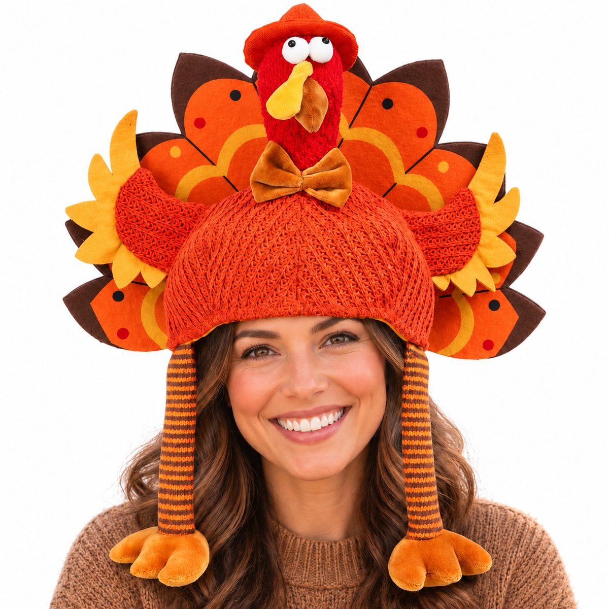 PMU Funny Turkey Hat, Thanksgiving Costume & Fall Accessory