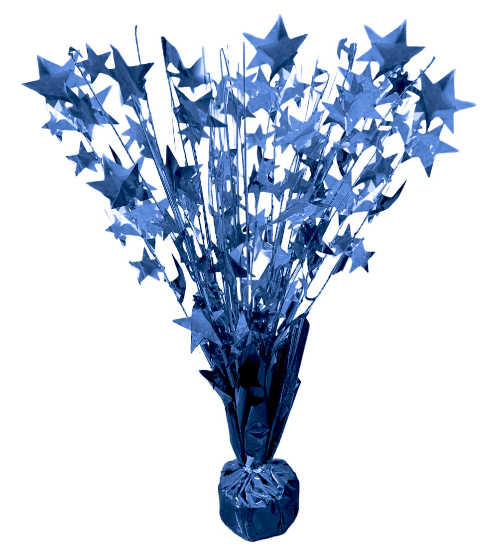 PMU Starburst Balloon Centerpiece - Beautiful Table Centerpieces for Memorial Day, Birthdays, Halloween, Veterans Day Party & Independence Day Celebration - 15in / 7.34cm