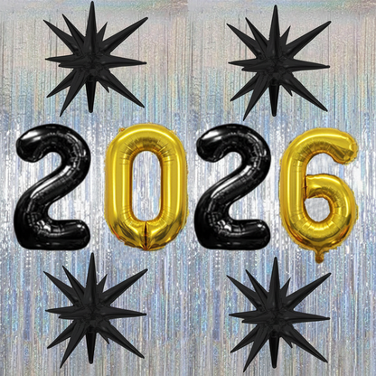 PMU 2026 Graduation - New Years Balloons Curtain Backdrop Party Kit Decorations