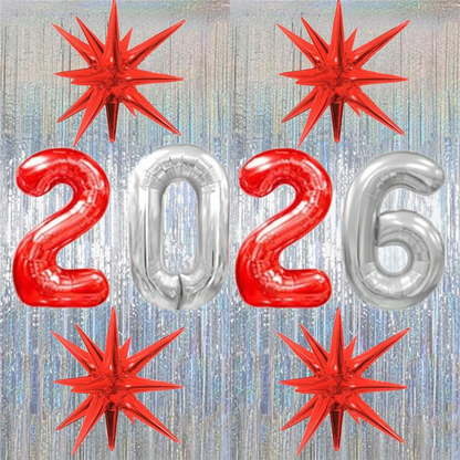 PMU 2026 Graduation - New Years Balloons Curtain Backdrop Party Kit Decorations