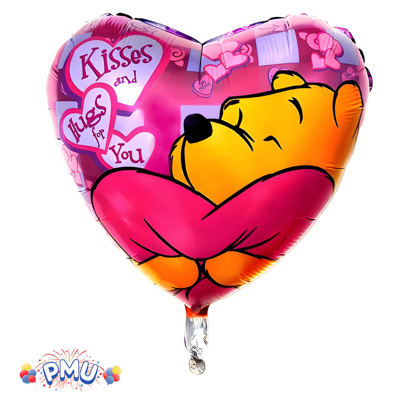 PMU Happy Valentine's Day 18 Inch Hearts Mylar-Foil Balloon