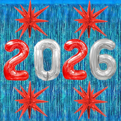 PMU 2026 Graduation - New Years Balloons Curtain Backdrop Party Kit Decorations