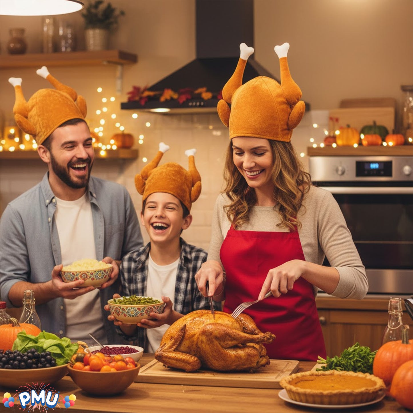 PMU Thanksgiving Turkey Hats Party Costumes and Accessories