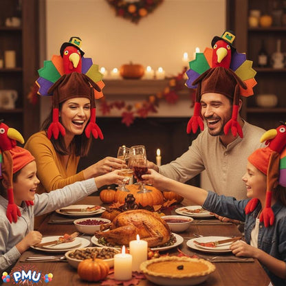 PMU Thanksgiving Turkey Hats Party Costumes and Accessories