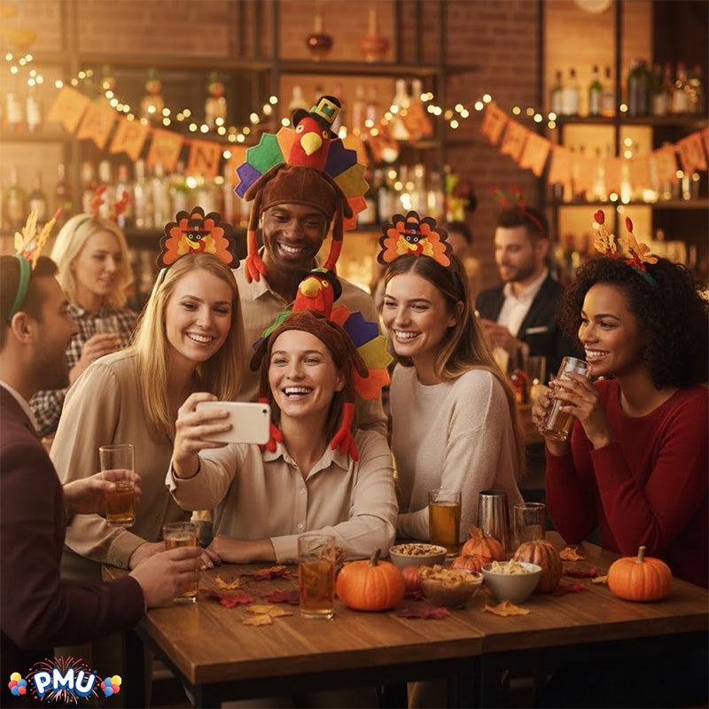 PMU Thanksgiving Turkey Hats Party Costumes and Accessories