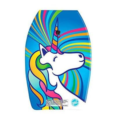 PMU 26 Inch Graphics Printed Bodyboard - Lightweight Wrist Leash Slick Bottom Boogie Board for Beach, Sea & Pool - Surfing Board for Kids, Teens & Adults Wave Conditions  Pkg/1