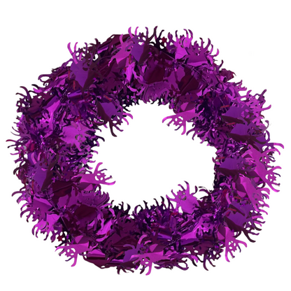 PMU Star Wire Shiny - Garland Halloween, Christmas Party, Wedding, Birthday, Festive Home Decoration Ornament 25ft Tinsel