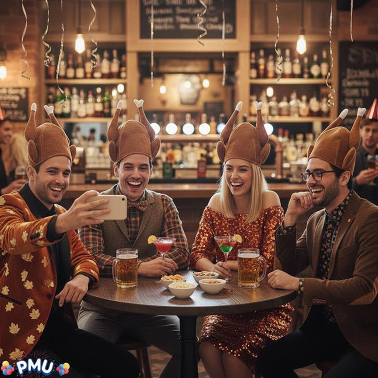 PMU Thanksgiving Turkey Hats Party Costumes and Accessories