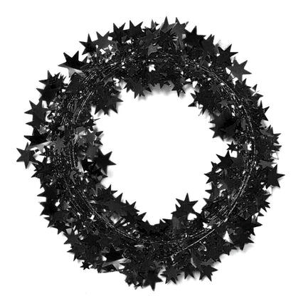 PMU Star Wire Shiny - Garland Halloween, Christmas Party, Wedding, Birthday, Festive Home Decoration Ornament 25ft Tinsel