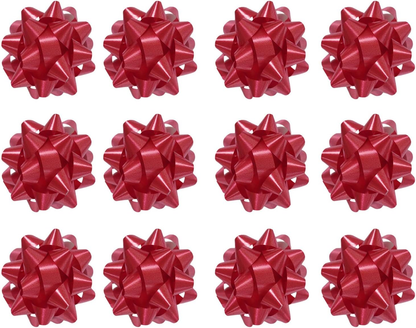 PMU Decorative Confetti Gift Bows (12/Pkg) Pkg/1