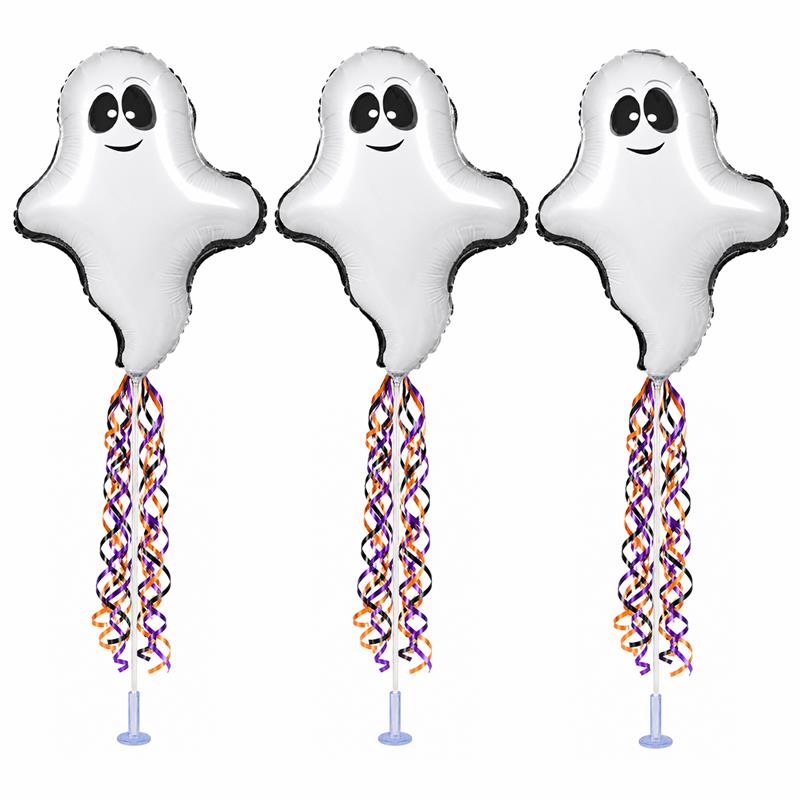 PMU Halloween Balloons 11 Inch Pre-Inflated with Stick