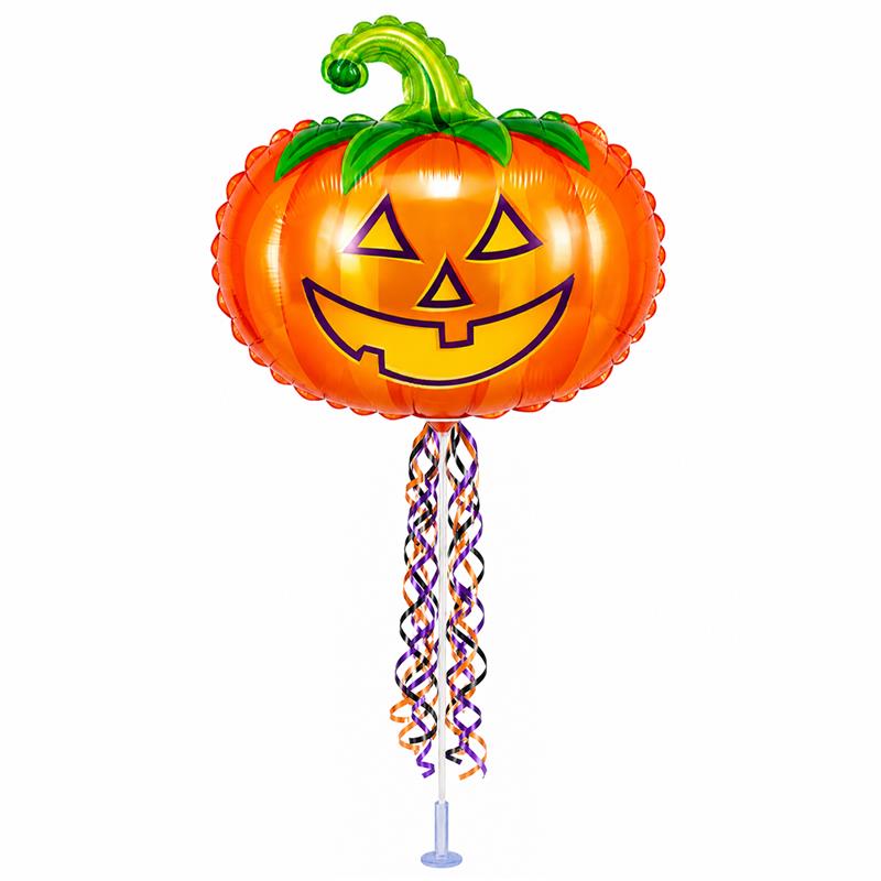 PMU Halloween Balloons 11 Inch Pre-Inflated with Stick
