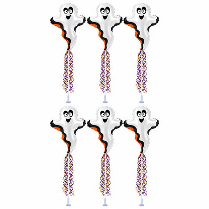 PMU Halloween Balloons 11 Inch Pre-Inflated with Stick