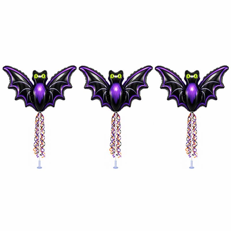 PMU Halloween Balloons 11 Inch Pre-Inflated with Stick
