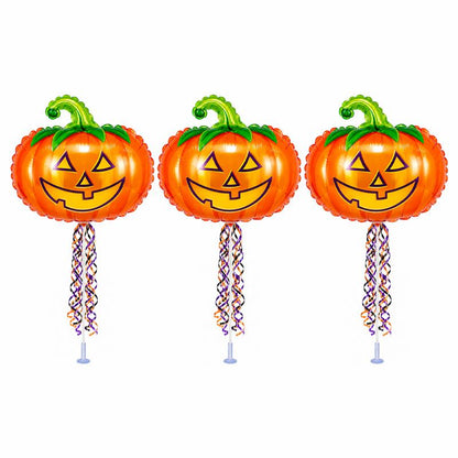 PMU Halloween Balloons 11 Inch Pre-Inflated with Stick