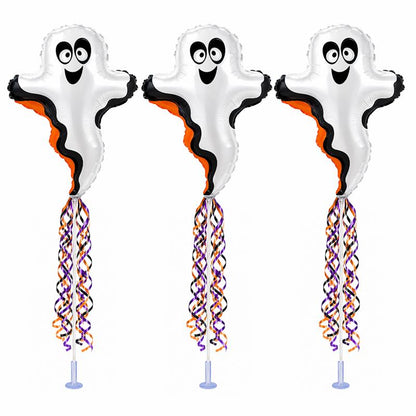 PMU Halloween Balloons 11 Inch Pre-Inflated with Stick