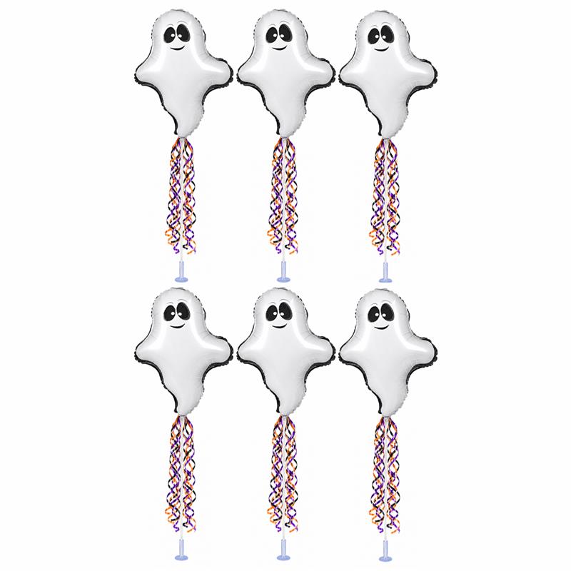 PMU Halloween Balloons 11 Inch Pre-Inflated with Stick