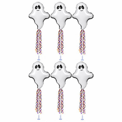 PMU Halloween Balloons 11 Inch Pre-Inflated with Stick