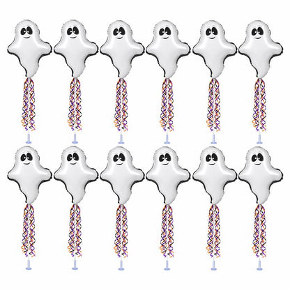 PMU Halloween Balloons 11 Inch Pre-Inflated with Stick