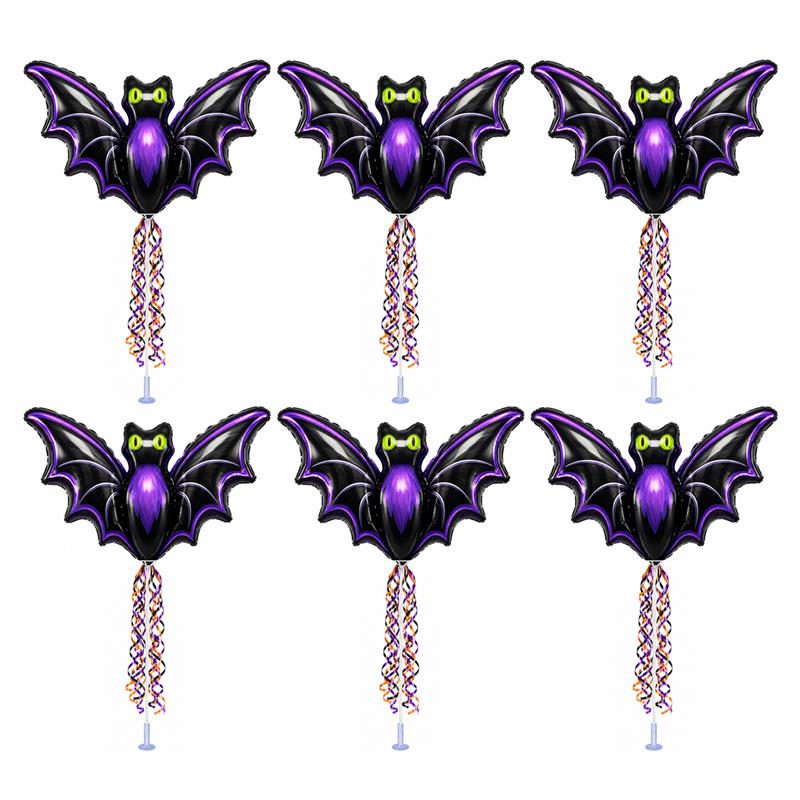 PMU Halloween Balloons 11 Inch Pre-Inflated with Stick