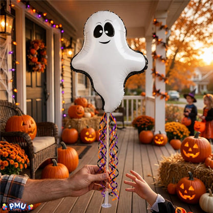 PMU Halloween Balloons 11 Inch Pre-Inflated with Stick