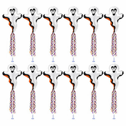 PMU Halloween Balloons 11 Inch Pre-Inflated with Stick