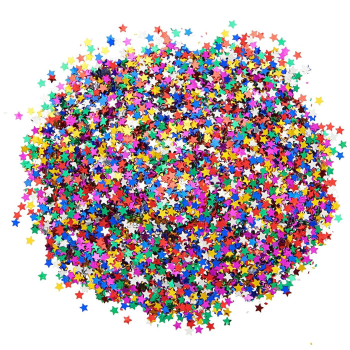 PMU 1in Star Confetti Metallic Sparkling DIY Party Decorations
