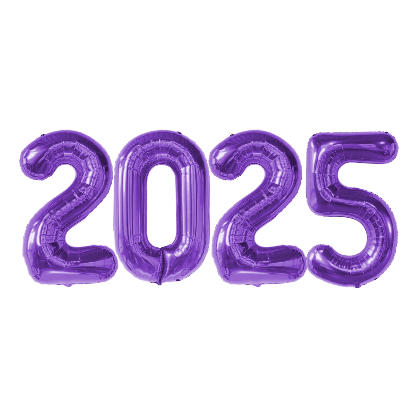 PMU New Year's Eve Party "2025" 16inch, 30inch, & 40inch in Number Mylar Balloons 2025 New Year, Graduation, Birthday, Special Events Accessories Party Celebration (4/pkg) Pkg/1