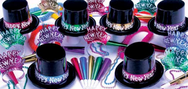 PMU New Year's Eve Party Supplies 2024 Party Kit for New Year's Eve Decorations Supplies, Outfits for Adults, Men and Women