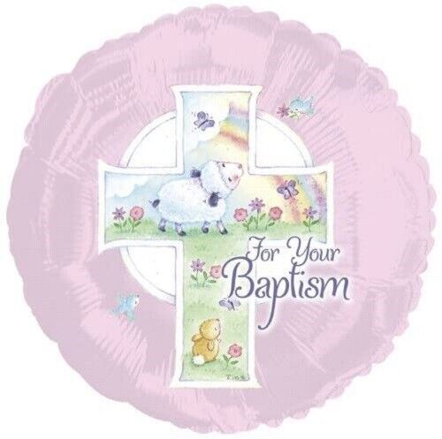 PMU 18 Inch Baptism Mylar Balloon