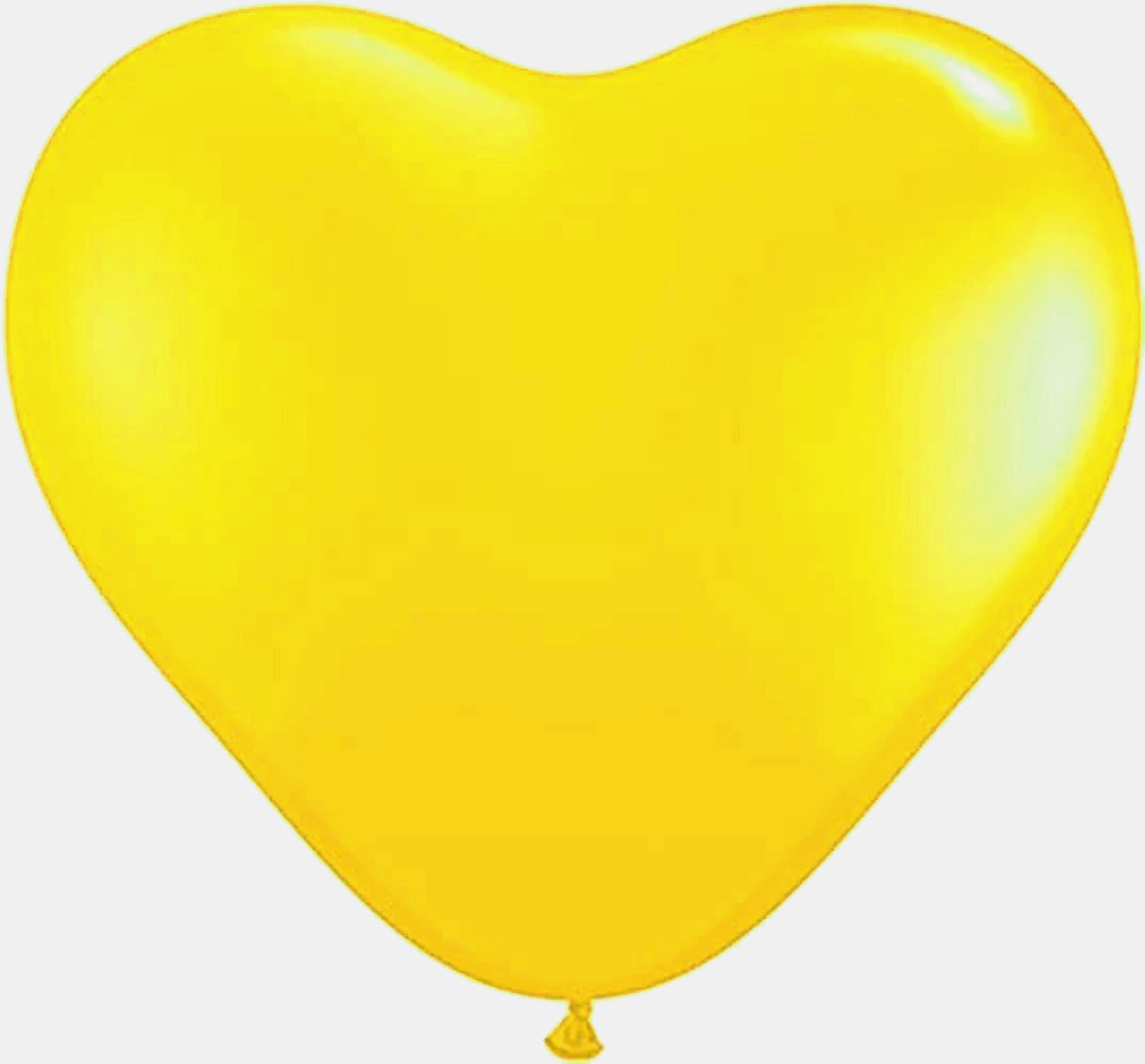 PMU 6in Heart Shape Latex Balloons for party supplies and decorations