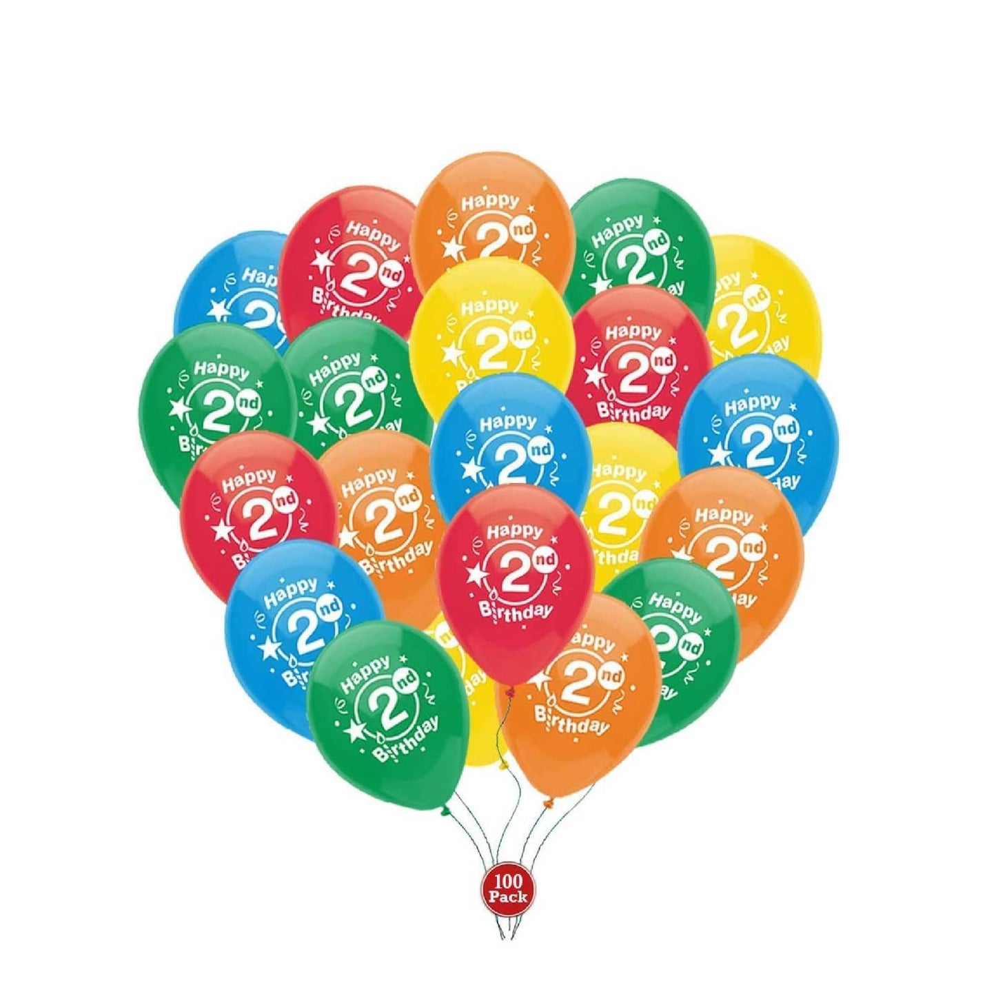 PMU Happy Birthday Balloons 12 Inch Latex (Assorted, Color)