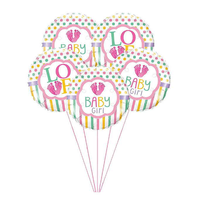 PMU Baby Shower Baby 18 Inch Mylar-Foil Balloon