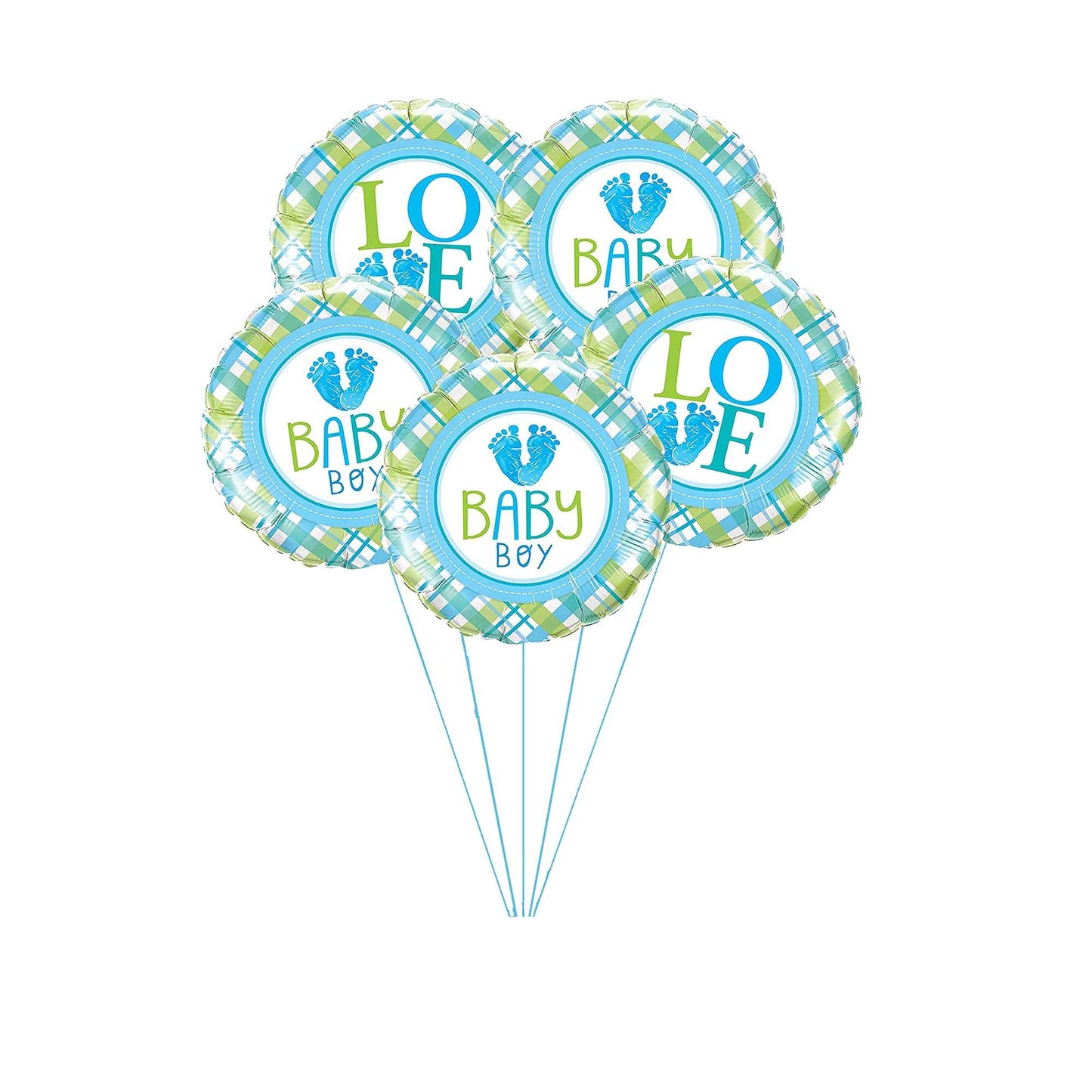 PMU Baby Shower Baby 18 Inch Mylar-Foil Balloon