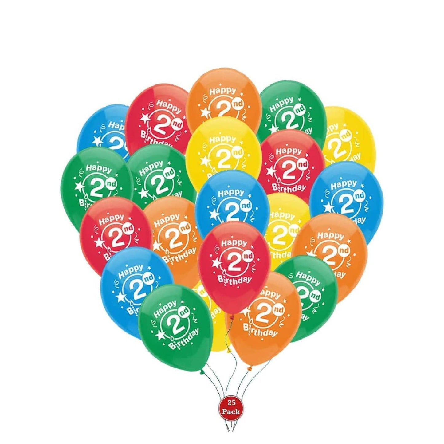 PMU Happy Birthday Balloons 12 Inch Latex (Assorted, Color)