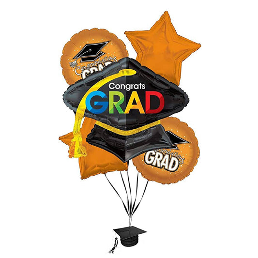 PMU Graduation "Congrats Grad" Foil Balloon Bouquet