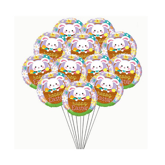 PMU Happy Easter 18 Inch Mylar Foil Balloon