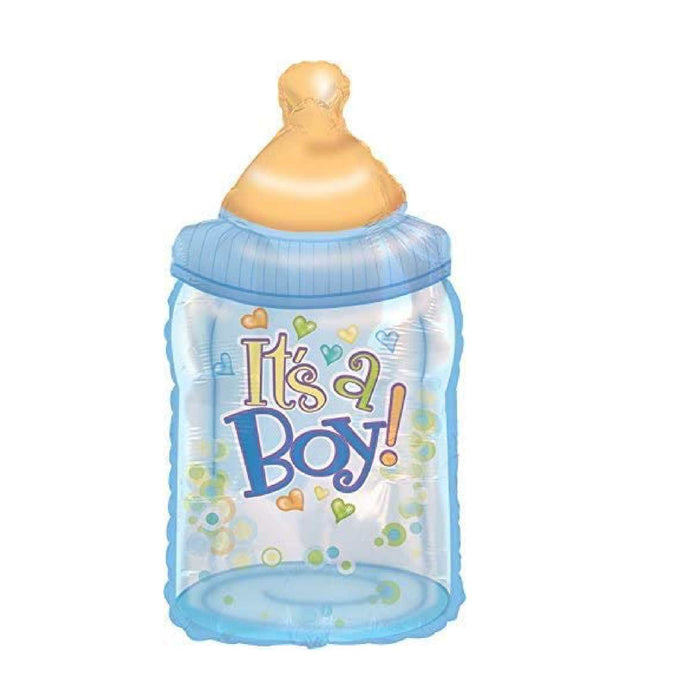 PMU It's A Boy Baby & It's A Girl Different Shaped 38 Inches Mylar Balloons