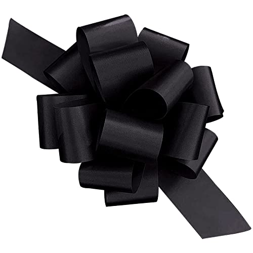 PMU Perfect Pull String Bows - Gift Bows for Wedding, Birthdays & Anniversaries - Ribbon Bows for Flowers & Basket Decoration - Large Bow for Gift Wrapping - 5 Inch 20 Loops