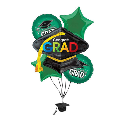 PMU Graduation "Congrats Grad" Foil Balloon Bouquet