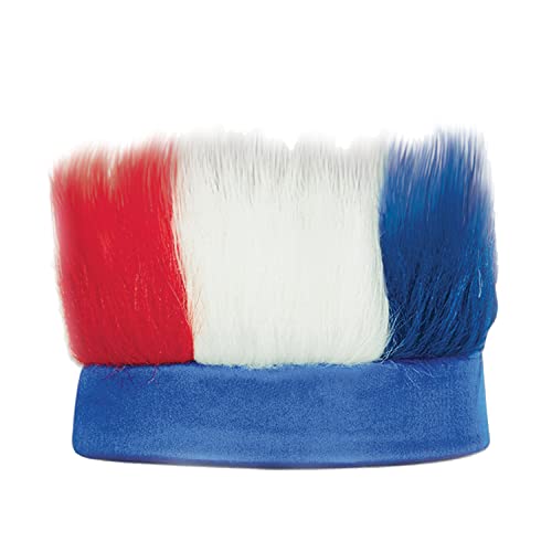 PMU Patriotic Hairy Headband (Red, White, Blue) Party Accessory