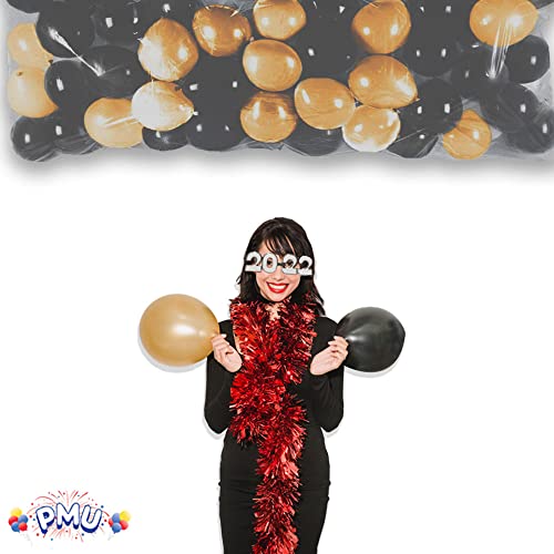 PMU Balloon Drop Kit 2025 New Year, Graduation, Birthday, Special Events Celebration Accessories Pkg/1