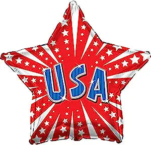 PMU USA 18 Inch Mylar-Foil Balloon