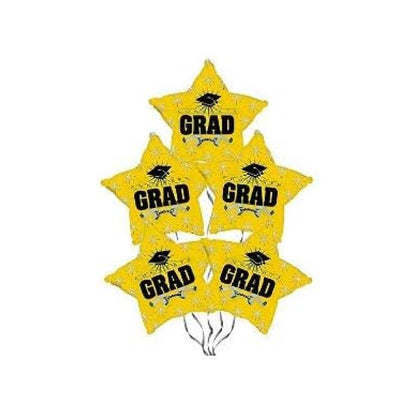 PMU Grad Congrats Star 18in Mylar Balloons