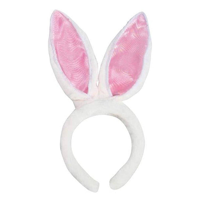 PMU Popping Ear Plush Bunny Hat 19.5 Inch Assorted Colors Fun Easter Costume Accessory for Kids