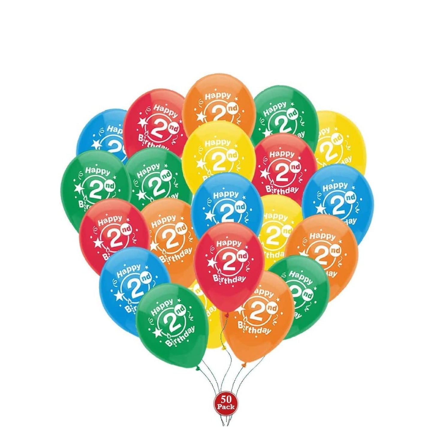 PMU Happy Birthday Balloons 12 Inch Latex (Assorted, Color)