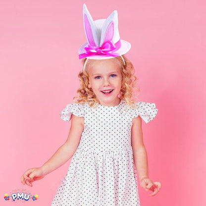 PMU Plush Bunny Top Hat Headband