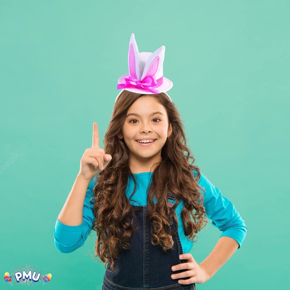 PMU Plush Bunny Top Hat Headband